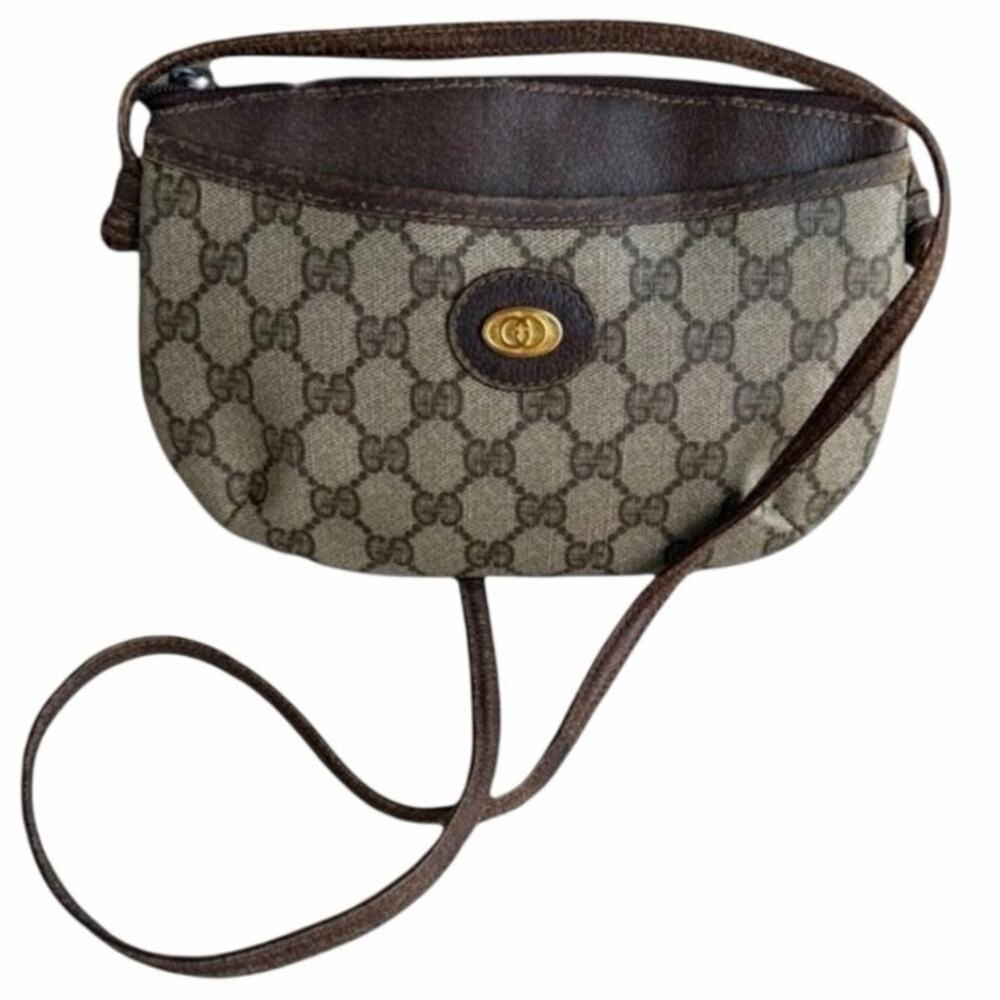 GUCCI 80s GG Supreme Canvas Accessory Pouch Mini Ophidia Bag